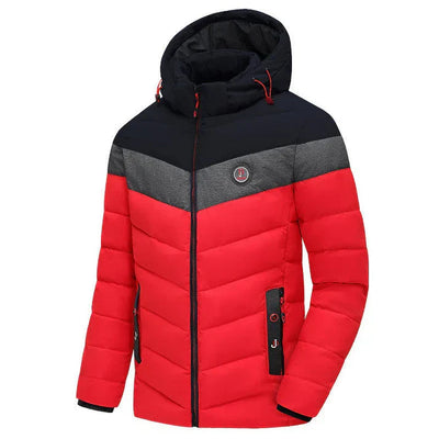 Josef | Verstellbare Tricolour Herren-Kapuzenjacke