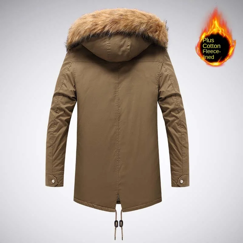 Wandler - Parka Winterjacke Herren – Warm Gefüttert, Winddicht, Mit Kunstfellkapuze