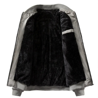 Brovian - Gewattierte Jacke Herren mit warmem Fleecefutter und Reißverschluss