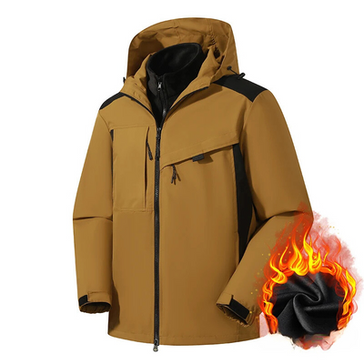 Klimate - Wasserdichter Wintermantel Männer – 3-in-1 Funktion, Winddicht, Outdoor