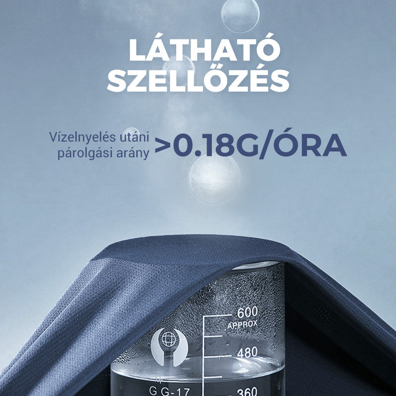 🌞👕Férfi laza hűvös légáteresztő hajtókás póló