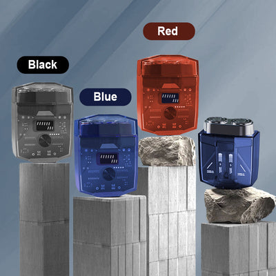 Abelle | Transparenter elektrischer Mini-Rasierer mit geringem Rauschen