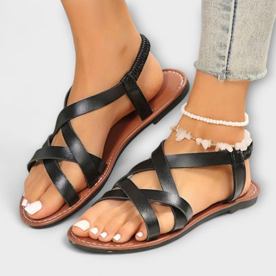 Deborah - Damen Sandalen mit leichtem Kreuzverschluss