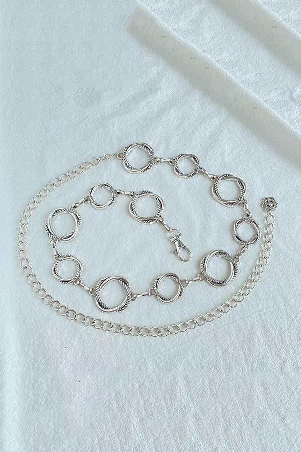 Raegan | Retro Geometrische Taille Kette