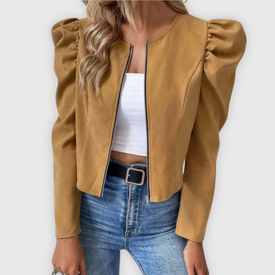 Licia | Kurzjacke in Premium-Optik