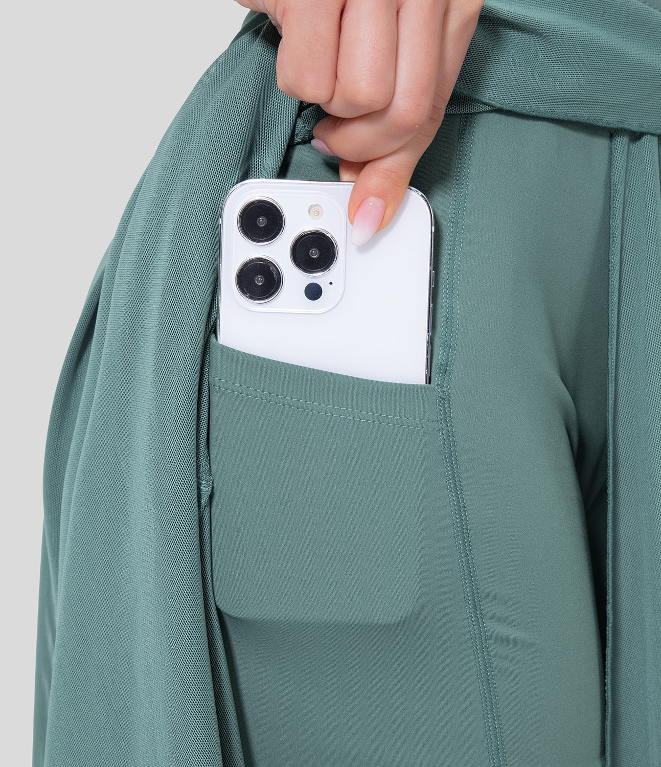 Anna- Eleganter 2-in-1 Midirock