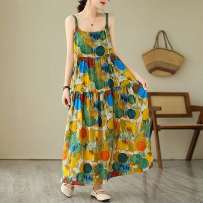 Sommerkleid mit Spaghettiträgern –  Anna