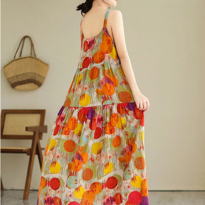 Sommerkleid mit Spaghettiträgern –  Anna