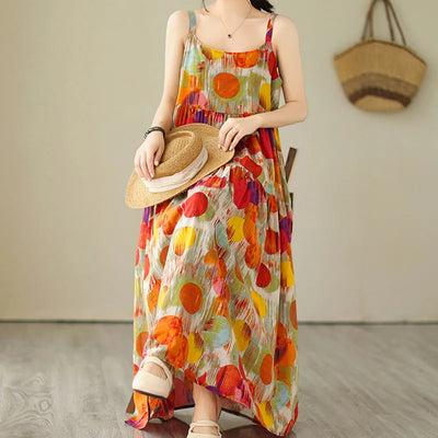 Sommerkleid mit Spaghettiträgern –  Anna