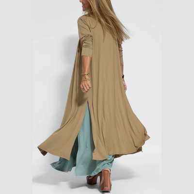 Imelda - Handgefertigtes Maxikleid + Gratis cardigan