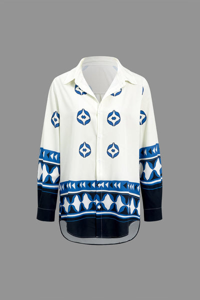 Zahara | Boho-Zweiteiler mit Bluse & Weitbein-Hose