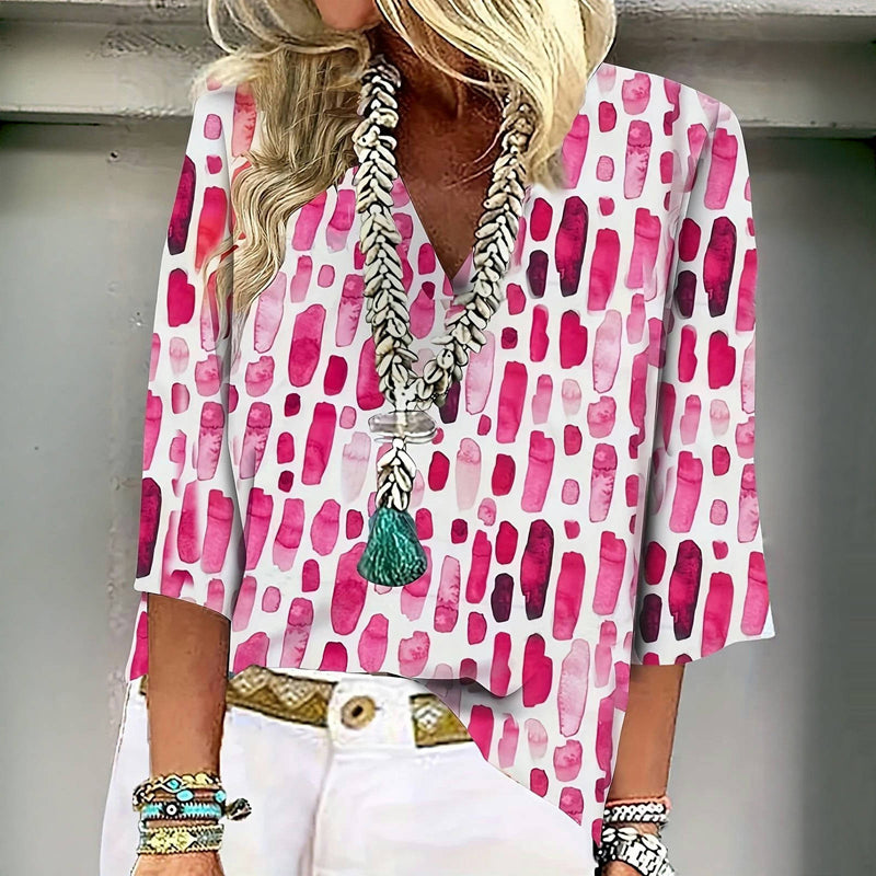 Margot | Vintage-Lässige Bluse