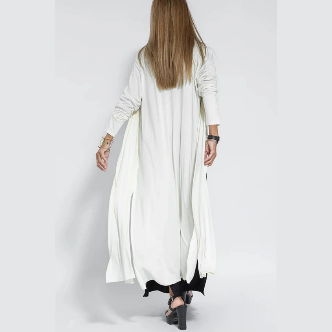 Imelda - Handgefertigtes Maxikleid + Gratis cardigan