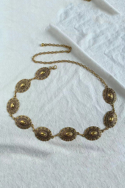 Raegan | Retro Geometrische Taille Kette