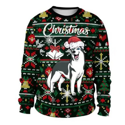 Sternje - Weihnachtspullover für Kinder, Strickpullover mit festlichem Wintermotiv