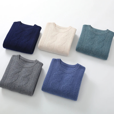 Alpmaxx - Wollpullover Herren – Klassischer Pullover für Alltag & Freizeit