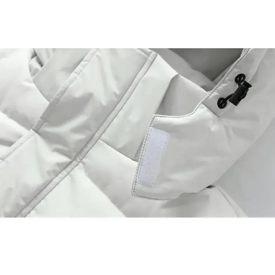 Wintrax - Langer Wintermantel Herren Daunenmantel Mit Kapuze Gefüttert