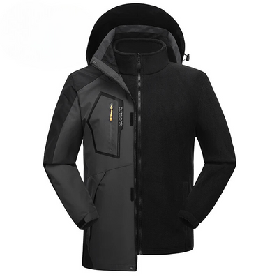 Hiverno - Wasserdichter Wintermantel Männer – Winddicht, Leicht, Outdoorjacke