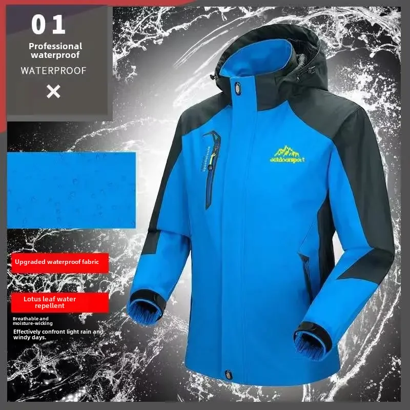 Schneux - Wasserdichter Wintermantel Männer – Warm Gefüttert, Wetterfest, Mit Kapuze