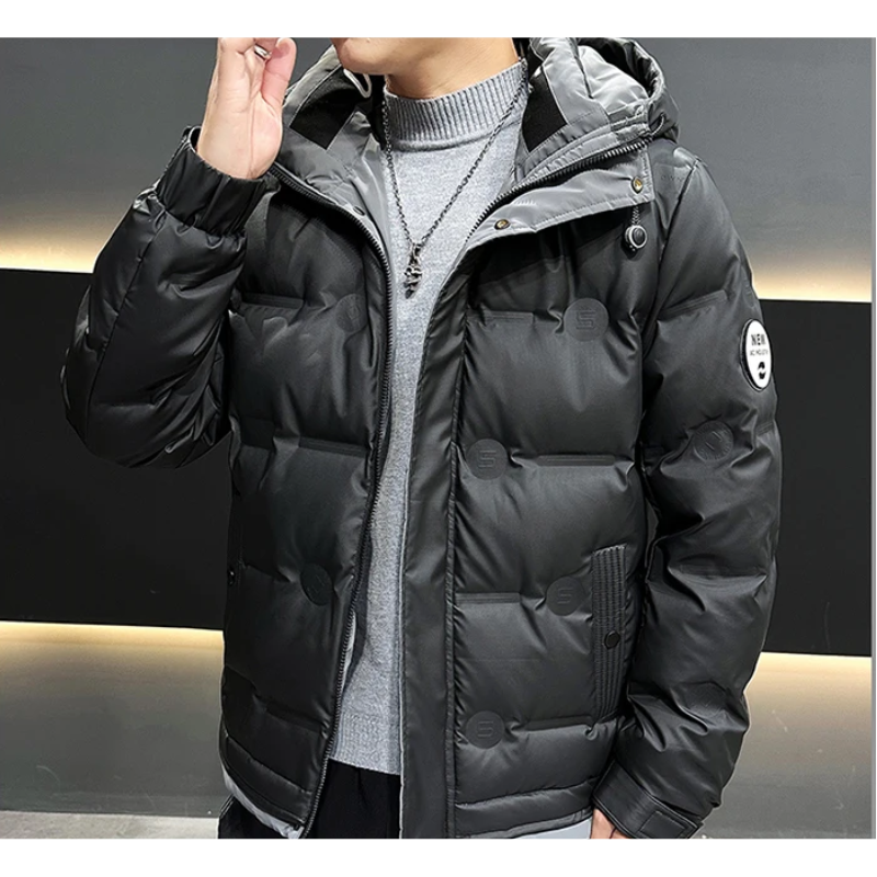 Kälteex - Daunenjacke Herren Warm Gefüttert Übergangsjacke Mit Reißverschluss