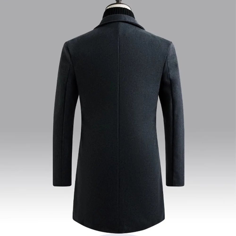 Hagbern - Stilvolle Mantel Jacke Herren – Klassischer Herbst- und Wintermantel