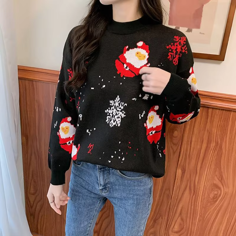 Schneet - Weihnachtspullover – Bequem, Langarm, Winterliches Design