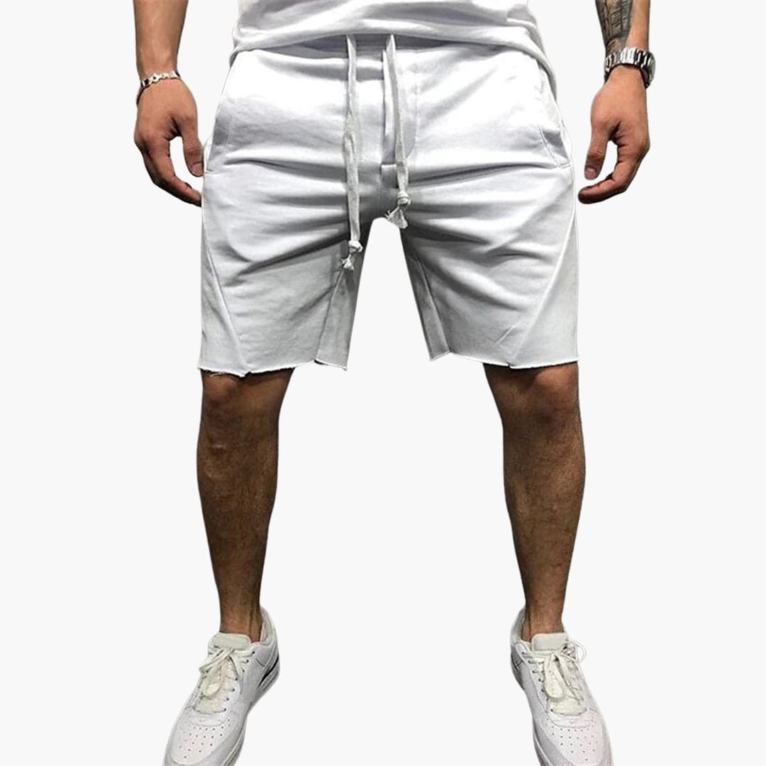 Herren Shorts knielang mit Kordelzug für den Sommer