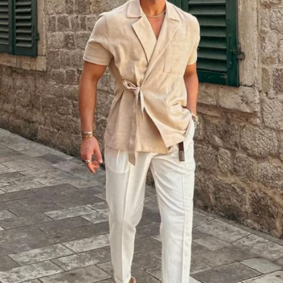 Elegantes Leinenhemd für Herren – Sophie