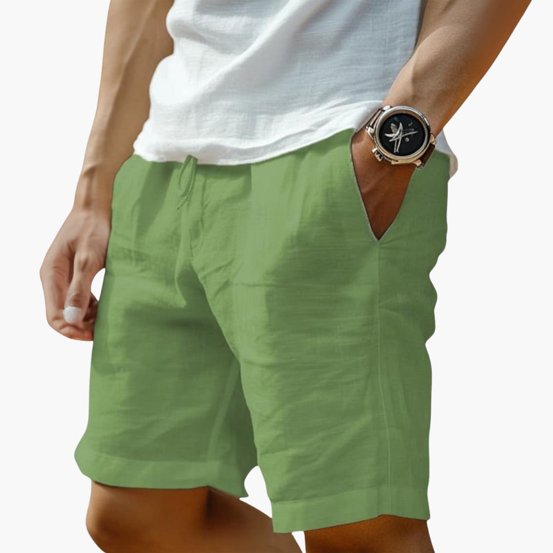Herren Sommer Shorts mit Gummibund und Kordelzugverschluss