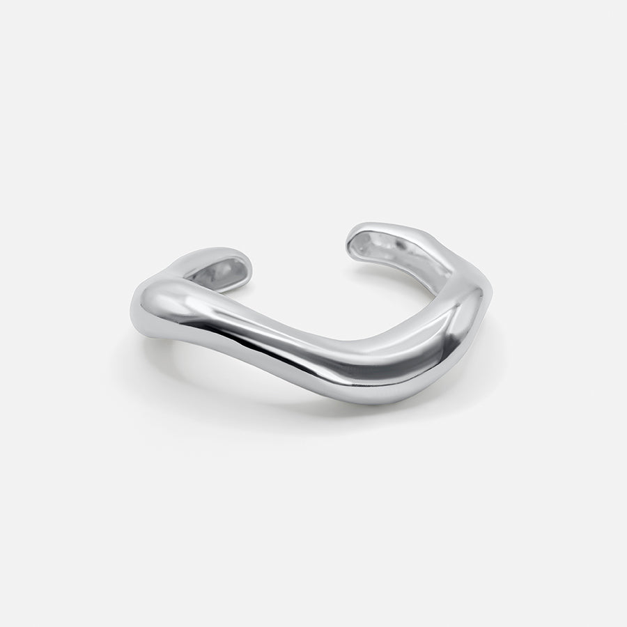 Elegantes Offenes Silber Armband – Stilvolles Highlight für deinen Look