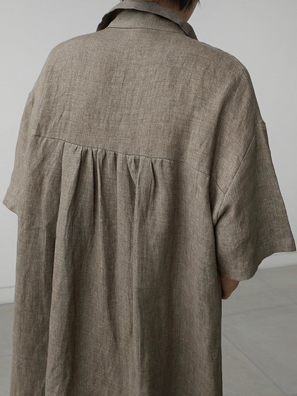 Elegantes Midikleid mit V-Ausschnitt – Julia