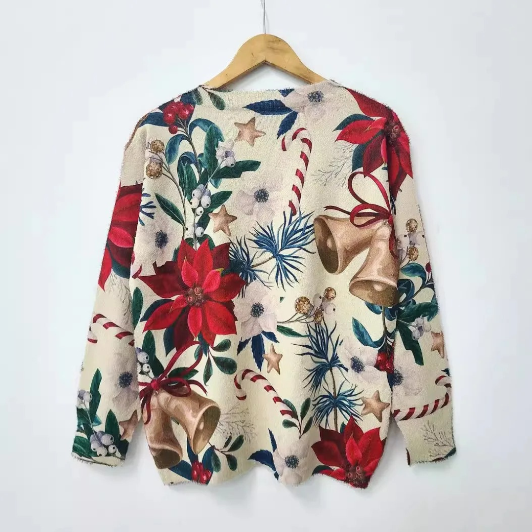 Glanzix - Kreativer Weihnachtspullover – Perfekt für die Feiertage