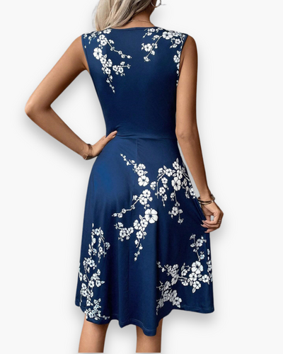 Damen Luftiges Elegantes Kleid | Midi