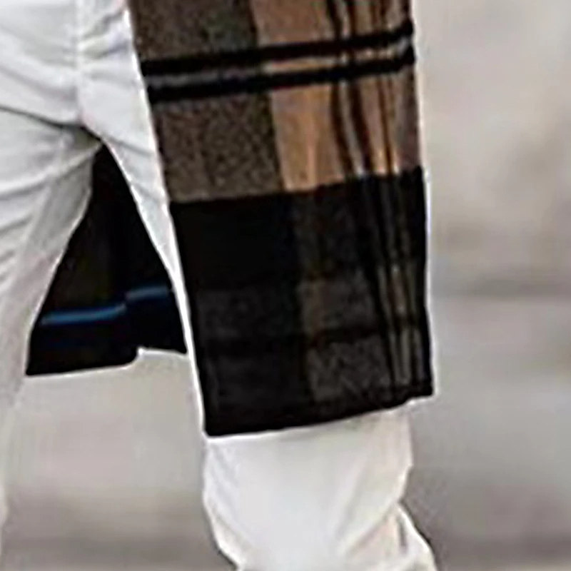 Herzkot - Karierte Mantel Jacke Herren – Stylischer Wintermantel im Vintage-Look