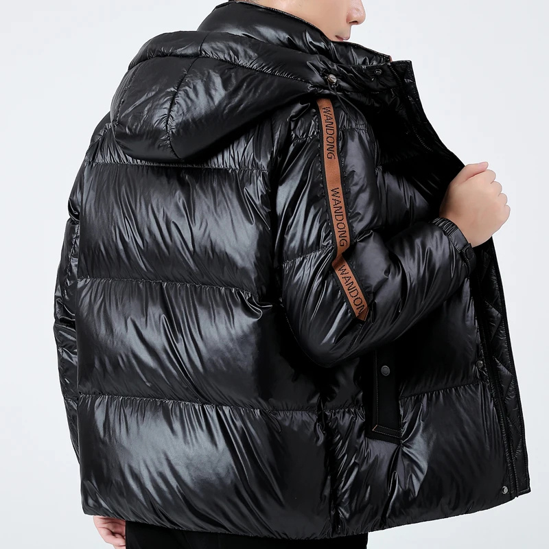 Altwarm - Daunenjacke Herren Winddicht Wasserabweisend Mit Kapuze Übergangsjacke