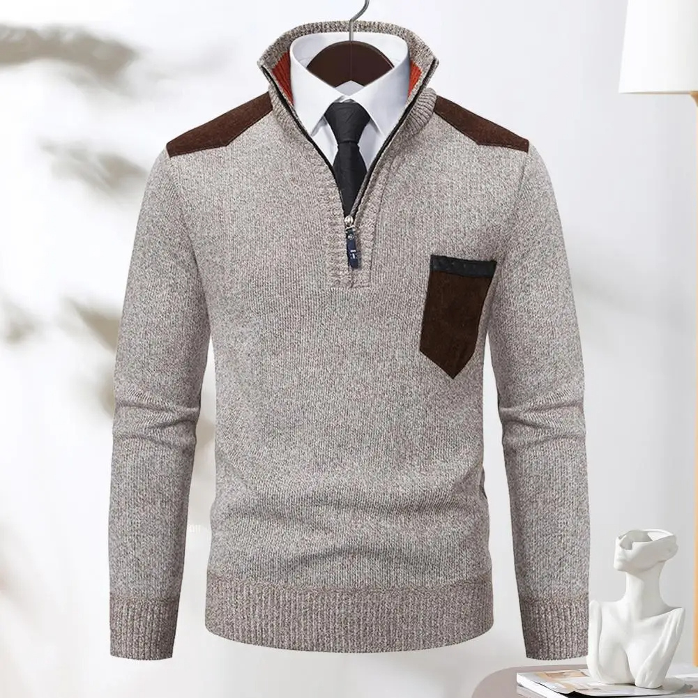 Nordman - Eleganter Pullover mit Reißverschluss Herren – Perfekt für Büro & Freizeit