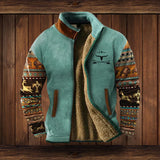 Blau mit Druck