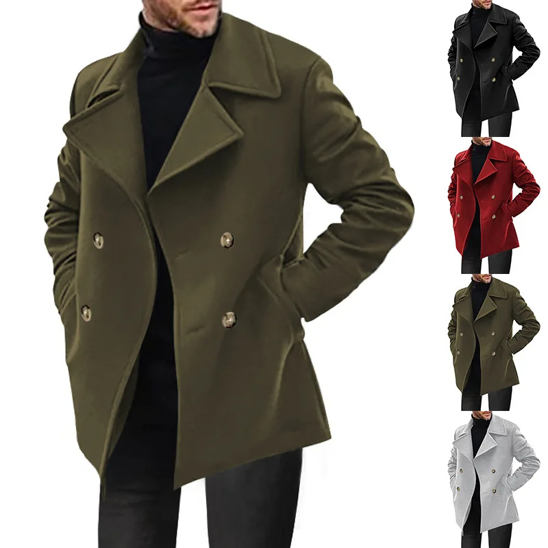 Bergorn - Moderne Mantel Jacke Herren – Kurz Trenchcoat für Herbst und Winter