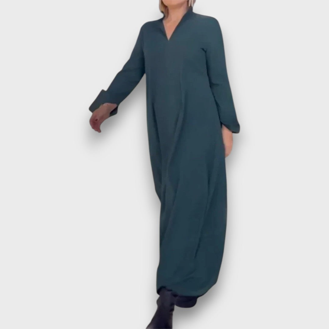 Samira – Maxikleid mit V-Ausschnitt