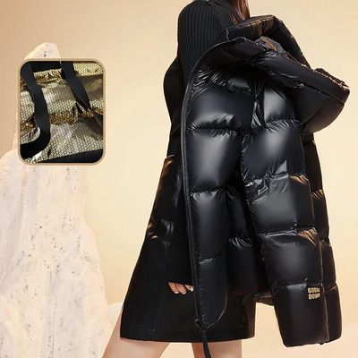 Nordlux - Daunenjacke Herren Wasserabweisend Winterjacke Kapuze Gefüttert