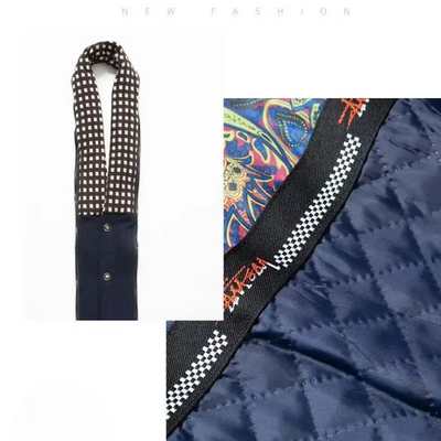 Altmanx - Langer Mantel Herren Zweireihiger Trenchcoat Übergangsjacke