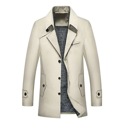 Landkam - Mantel Jacke Herren – Wasserabweisender Outdoor-Mantel mit Stehkragen