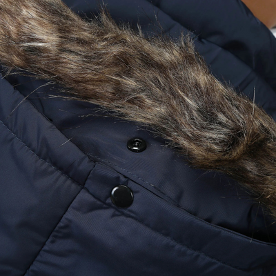 Widmans - Parka Winterjacke Herren – Warm Gefüttert, Winddicht, Mit Kunstfellkapuze