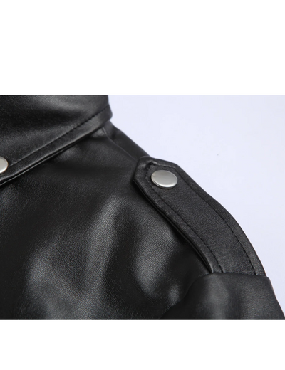 Borztek - Lederjacke Herren im Blazer-Stil, Elegante Echtlederjacke