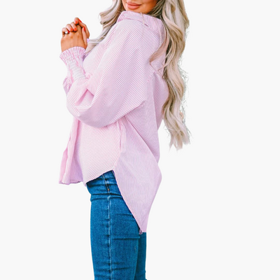 Lässiges Damenhemd mit Knopfleiste – Bequem & Stilvoll