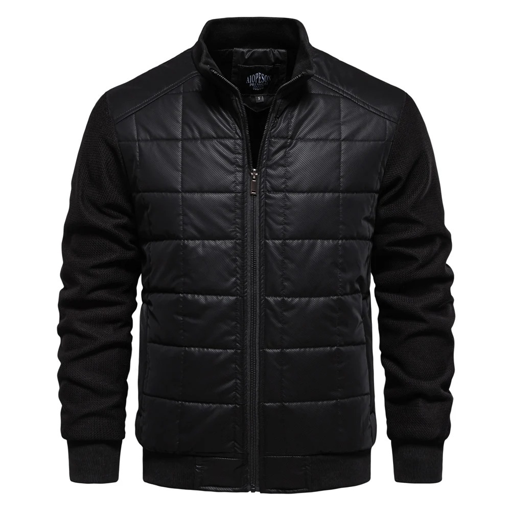 Vindorx - Gewattierte Jacke Herren Winddicht Steppjacke Mit Knopfleiste