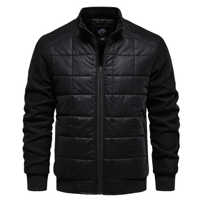 Vindorx - Gewattierte Jacke Herren Winddicht Steppjacke Mit Knopfleiste