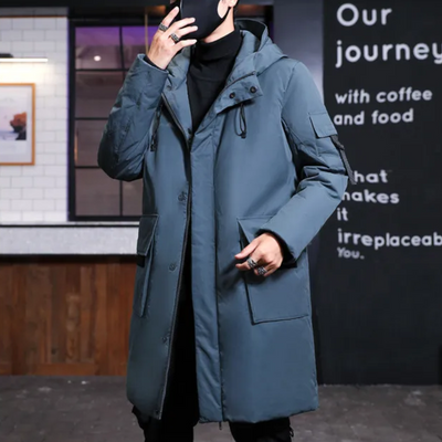 Ruhigak - Parka Winterjacke Herren – Winddicht, Warm Gefüttert, Mit Kapuze