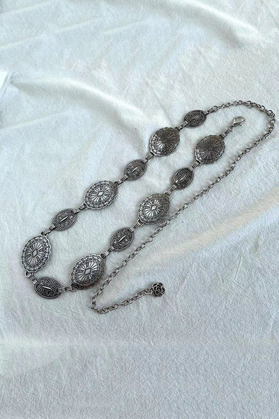 Raegan | Retro Geometrische Taille Kette