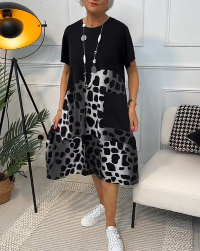 Lina | Luftiges Sommerkleid mit Rundhalsausschnitt